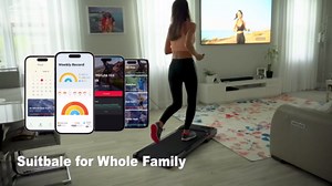 Walking Pad Treadmill with Incline, Under Desk Treadmills for Home Office, 10% Manual Incline Portable Treadmill with Remote Control/APP and Standing Anti-Slip, 265lb Capacity, 2.5HP Low-Noise