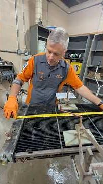How We Measure a Radiator Core for a Core Replacement 🔥🔧