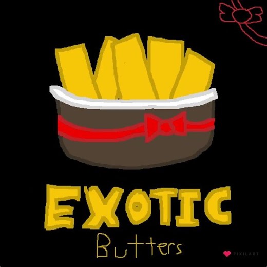 Exotic butters #art #pixelart #fnaf #sisterlocation #fnafsl #exoticbutters