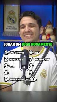QUAL MELHOR JOGO TODOS OS TEMPOS? PERGUNTEI PARA 100 PESSOAS ALEATÓRIAS #SHORTS
