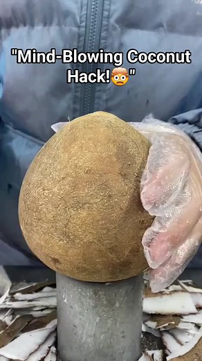 1.7M views · 9.1K reactions | " GET READY FOR A COCONUT REVEAL LIKE NO OTHER! 勞 Watch as we transform a brown coconut shell into a stunning white masterpiece. Mind-blowing technique and satisfying results!" #CoconutHack #CoconutTransformation #DIYHomeDecor #HomeImprovement #CoconutLove #ShellReveal #MindBlowingHacks #SatisfyingVideos #HomeDecorInspo | K-Dawg Esma | Facebook