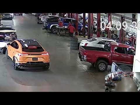 Golf cart out of control