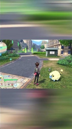 Mareep meets a Scatterbug in Pokémon Legends: Z-A