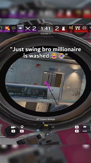 The best flick in Rainbow Six Siege history...