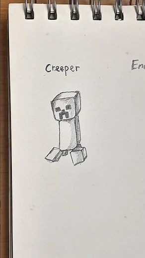 minecraft mob drawing 😁 #art #stickman #tutorial #drawing