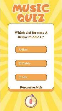 Music Quiz – 45 | Beginner Theory 🎵 Note Values, Clefs & Rhythm Challenge
