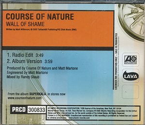 Course Of Nature - Wall Of Shame