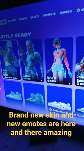 brand new skin is here and new emotes #itemshoptoday #fortnite #newemote #newskin #fortniteclips #fy