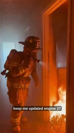 Firefighter Bodycam — Night House Fire Started in the Back Room 🌙🔥