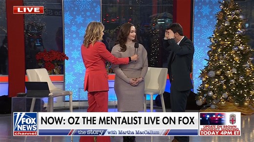 The Story w/ Martha MacCallum on Instagram: "WATCH: @ozthementalist mesmerizes live audience on The Story"