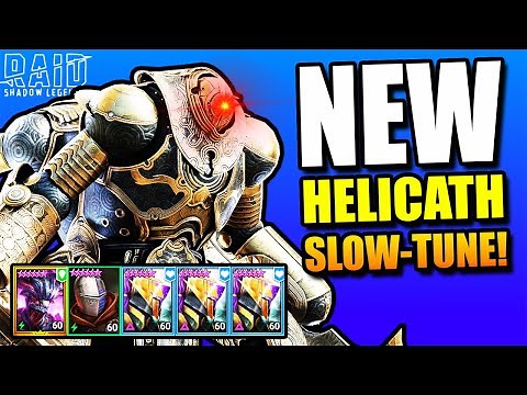 NEW Helicath SLOW-SPEED TUNE For Iron Twins 15, Full Block-Damage Team!!! || Raid Shadow Legends