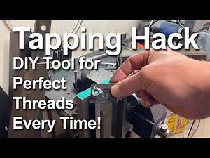 "Square Tap" DIY tool allowing you to easily thread a hole keeping the tap perpendicular to the work