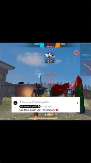 Total gaming ❤️ comment my video 🔥 Ajju Bhai 1 vs 1 custom challenge 🔥🔥#freefire #ajjubhai94