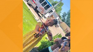 Good News: 5-year-old girl plays fiddle outside Caldwell retirement home