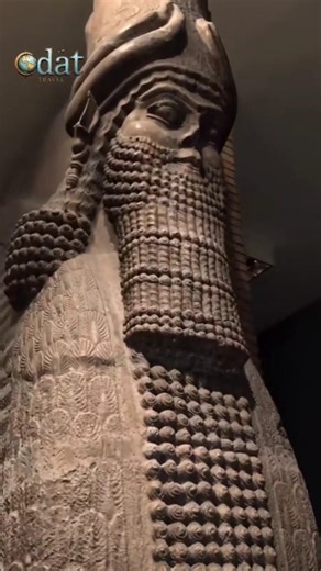 Assyrian Lamassu, Protective Deity from Ancient Mesopotamia #mesopotamia #deity #ancient #assyrian