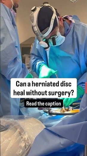 Can a herniated disc heal without surgery? 🤔 The answer may surprise you