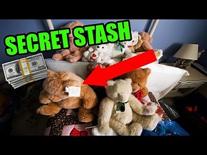 I FOUND A SECRET STASH OF MONEY HIDDEN IN A STUFFED ANIMAL! Found Real Treasure in Abandoned House!