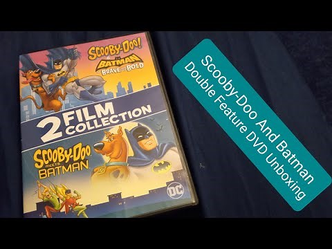 Scooby-Doo And Batman Double Feature DVD Unboxing