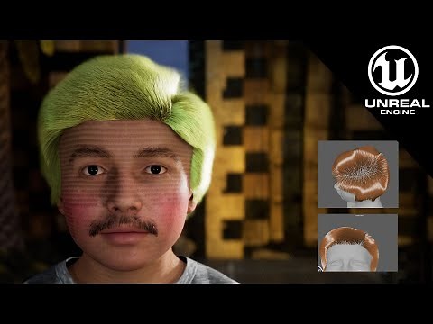 Create Hair in Unreal Engine 5 | Groom Tutorial Works in UE5
