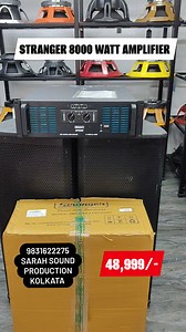 48,999/- Stranger 8000 Watt Amplifier.. #amplifier #djlover #djshop #djsetup #soundsystem #sarahsoundproduction #marketingwithprince | Marketing_with_Prince