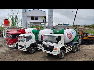 MOBIL TRUK MOLEN COR MIXER BETON MINIATUR 6x6 MELEWATI JALAN OFF ROAD LUMPUR DAN BANJIR