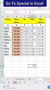 Go to special in Excel #excel | Computer Tech