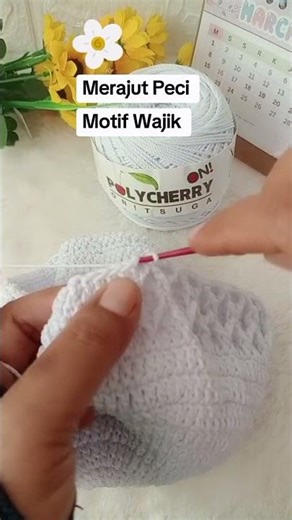 Merajut Peci Lebaran #crochet #crochetforbeginners #tutori #tutorial #merajut #merajutmudah #diy