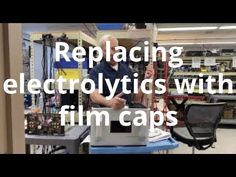 Replacing electrolytics with film caps