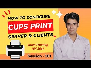 Session - 161 | CUPS Print Server Configuration in Linux | Print Server & Clients | Nehra Classes