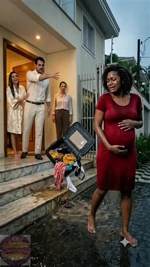 Meu marido me expulsou grávida na chuva — pedi ao meu pai que trouxesse os advogados