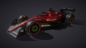 F1 2022 Rosso Livery Template - 3D model by Nick Broad (@nickbroad)