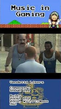 Vendetta Losers - Bully - Music in Gaming #videogamemusic #rockstar #ps2