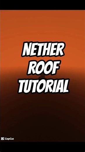 HOW to get to the NETHER ROOF in MINECRAFT|UlexClips #roof #nether #gaming #facts #tips #minecraft