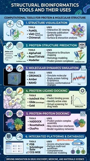 6 Essential Tools for Protein & Drug Discovery 💻 #Shorts