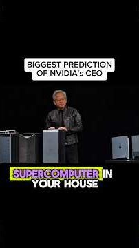 Jensen Huang's Boldest Prediction Yet. #ai #gpu #gaming #nvidia #nvidiagtx