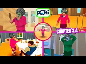 Scary Teacher 3D V2.3 New Update Chapter 3, Chapter 4 on Poki Full Gameplay
