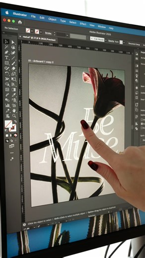 𝒱𝑖𝑛𝑡𝑎𝑔𝑒 Text Effect For Your Projects 🌹 I was working on a project recently and just couldn't figure out what was missing. The typography felt flat. Then I tried this effect, and everything just clicked. The type came alive. And now I'm sharing it with you 🙂‍↕️ Depending on the values you set for effects like Roughen and Mezzotint, the final result will look change. So don't be afraid to play around and experiment 🤸🏻‍♀️ P.S. if you're a fan of that grainy texture, try selecting Grainy