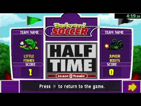 Backyard Soccer(1998) Single Match PS1 8:11:760