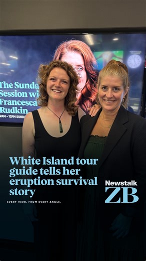 As Whakaari/White Island exploded around tour guide Kelsey Waghorn, she was convinced this was the end of her life. Waghorn is among the 25 people who were seriously injured but survived the December 9 eruption in 2019 - while 22 were killed in the eruption. She joined Francesca Rudkin to discuss her story - which she shared in her new memoir, Surviving White Island. | The Sunday Session with Francesca Rudkin