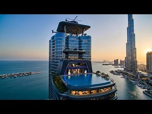 Inside Dubai's $350M Skyline Sapphire Tower | Futuristic Gulf High-Rise Mansion Tour 4K