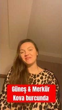 Güneş & Merkür Kova burcunda