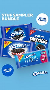 From the Original Stuf to Mega Stuf, this online exclusive bundle lets you take on every layer of OREO cookie creme. | OREO | Facebook