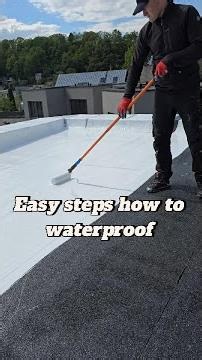 The Ultimate DIY Flat Roof Solution: Seamless Silicone Membrane! 🏗️🛡️