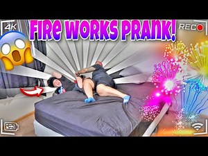 FIREWORKS PRANK ON GIRLFRIEND GONE WRONG!!!