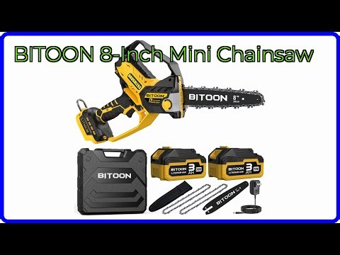 REVIEW (2026): BITOON 8-Inch Mini Chainsaw. ESSENTIAL details.