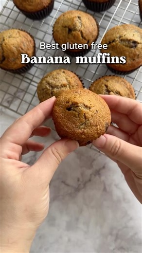 Aliza Grubin on Instagram: "Gluten free banana muffins These moist and flavorful grain-free banana muffins are a great treat for Pesach or any time you’re avoiding grains. Sweetened naturally with bananas and maple syrup or honey ,they’re packed with wholesome ingredients and a touch of chocolate🍌🍫 Ingredients: - 3 medium bananas, mashed - 6 tablespoons maple syrup /honey - 6 tablespoons oil (coconut, olive, or neutral oil) - 2 large eggs - 1 teaspoon vanilla extract - 1 ½ teaspoons cinnamon -