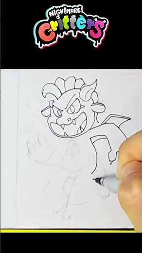 Simon Smoke Drawing😱✏️ | Nightmare Critters