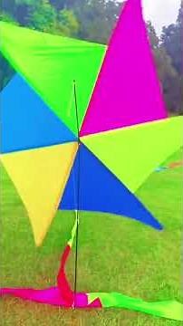 The windmill kite's flying effect is better after the shaft is improved