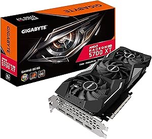 GIGABYTE Gv-R57XTGAMING OC-8GD Radeon Rx 5700 Xt Gaming OC 8G Graphics Card, PCIe 4.0, 8GB 256-Bit GDDR6, Video Card