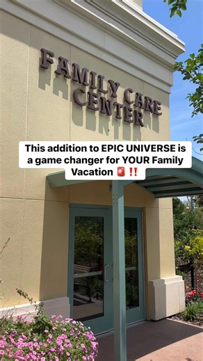 🚨 EXCLUSIVE FIRST LOOK: Epic Universe’s Family Care Center is a total game changer!!!Right next to the Ministry of Magic, this space is built for families—and it’s MAGICAL.✅ 3 Nursing Rooms✅ 1 Quiet Room (perfect for sensory breaks)✅ 2 ADA/Family Bathrooms (yes, fits a double stroller!)✅ Pharma Box: medicine, diapers, wipes, deodorant & more✅ Kitchen Area with bottle warmer, microwave, & ice maker✅ Store your breast milk next door at First Aid✅ Service Animal FriendlyUniversal’s most thoughtful